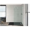 Plato de ducha 160x90cm negro Aquos Roca