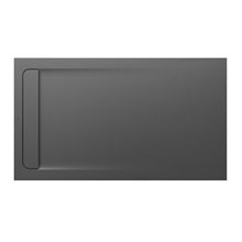 Plato de ducha 160x90cm pizarra Aquos Roca