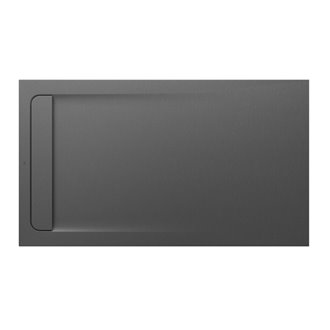 Plato de ducha 160x90cm pizarra Aquos Roca