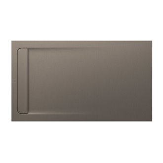 Plato de ducha 160x90cm moka Aquos Roca