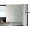 Plato de ducha 160x90cm cemento Aquos Roca