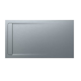 Plato de ducha 180x100cm cemento Aquos Roca