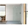 Plato de ducha 180x100cm cemento Aquos Roca