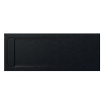 Plato de ducha 180x80cm negro Aquos Roca
