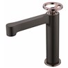 Grifo lavabo Olimpo Negro Oro Rosa Imex