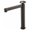 Grifo lavabo ca&ntilde;o alto Negro Mate Olimpo Imex