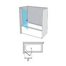 Mampara frontal abatible AC110-70