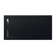 Plato de ducha 180x90cm negro Aquos Roca