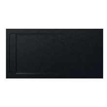 Plato de ducha 180x90cm negro Aquos Roca