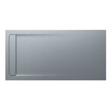 Plato de ducha 180x90cm cemento Aquos Roca