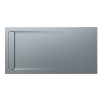 Plato de ducha 180x90cm cemento Aquos Roca
