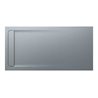 Plato de ducha 180x90cm cemento Aquos Roca