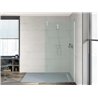 Plato de ducha 180x90cm cemento Aquos Roca