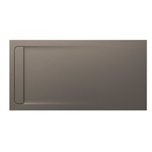 Plato de ducha 180x90cm moka Aquos Roca