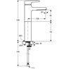 Grifo monomando alto lavabo Attitude Cascada Ideal Standard