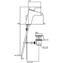 Grifo monomando 5L lavabo Active Ideal Standard