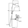 Grifo monomando 5L lavabo Active Ideal Standard