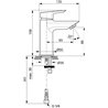 Grifo monomando 5L lavabo Ceramix-Tesi Ideal Standard