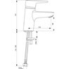 Grifo monomando lavabo Connect Ideal Standard