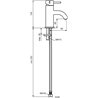 Grifo monomando 5L lavabo Mara Ideal Standard