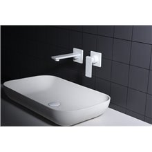 Grifo empotrado Blanco Mate Fiyi Imex