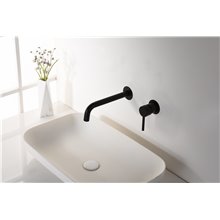 Grifo empotrado Negro Mate Etna Imex