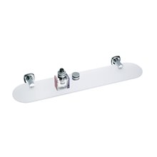 Repisa cristal y aluminio 55cm Dual Baño Diseño