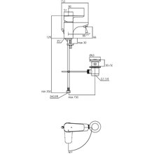 Grifo monomando lavabo Bluestart Ceraplan III Ideal Standard