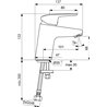 Grifo monomando 5L lavabo Ceraflex Ideal Standard