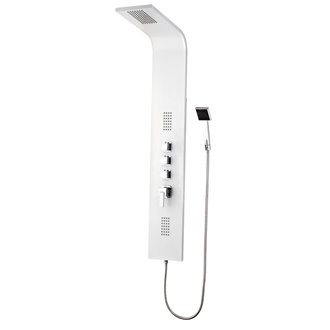 Columna de ducha Gocta Blanco Inox de GME