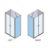 Mampara angular 2 abatibles AC-207+290