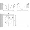 Lavabo mural cuadrado acero 14x38x38 NOFER