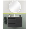 Mueble de ba&ntilde;o 2 cajones con lavabo cer&aacute;mico Vitale Royo