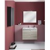 Mueble de ba&ntilde;o 2 cajones con lavabo cer&aacute;mico Vitale Royo