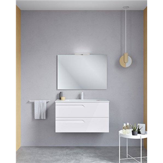 Mueble de ba&ntilde;o 2 cajones con lavabo cer&aacute;mico Vitale Royo