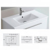 Mueble Roble/Blanco CRONOS SALGAR