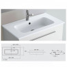 Mueble Blanco/Blanco CRONOS SALGAR