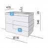 Mueble Moka Mate/Moka Mate CRONOS SALGAR