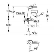 Grifo lavabo S Concetto Grohe