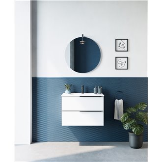Mueble de ba&ntilde;o 2 cajones con lavabo cer&aacute;mico MIO Compact Royo