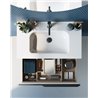 Mueble de ba&ntilde;o 2 cajones con lavabo cer&aacute;mico MIO Compact Royo