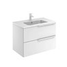 Mueble de ba&ntilde;o 2 cajones con lavabo cer&aacute;mico MIO Compact Royo