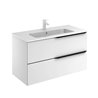 Mueble de ba&ntilde;o 2 cajones con lavabo cer&aacute;mico MIO Compact Royo