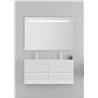 Mueble de ba&ntilde;o 2 cajones con lavabo cer&aacute;mico VIDA Compact Royo
