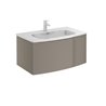 Mueble de ba&ntilde;o 1 caj&oacute;n con lavabo cer&aacute;mico Wave Royo