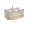 Mueble de ba&ntilde;o 1 caj&oacute;n con lavabo cer&aacute;mico Wave Royo