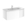 Mueble de ba&ntilde;o 1 caj&oacute;n con lavabo cer&aacute;mico Wave Royo