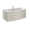 Mueble de ba&ntilde;o 1 caj&oacute;n con lavabo cer&aacute;mico Wave Royo