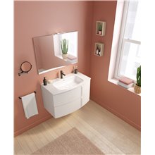 Mueble de baño 2 cajones con lavabo cerámico Wave Royo