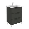 Mueble de ba&ntilde;o 3 cajones con lavabo cer&aacute;mico Urban Royo